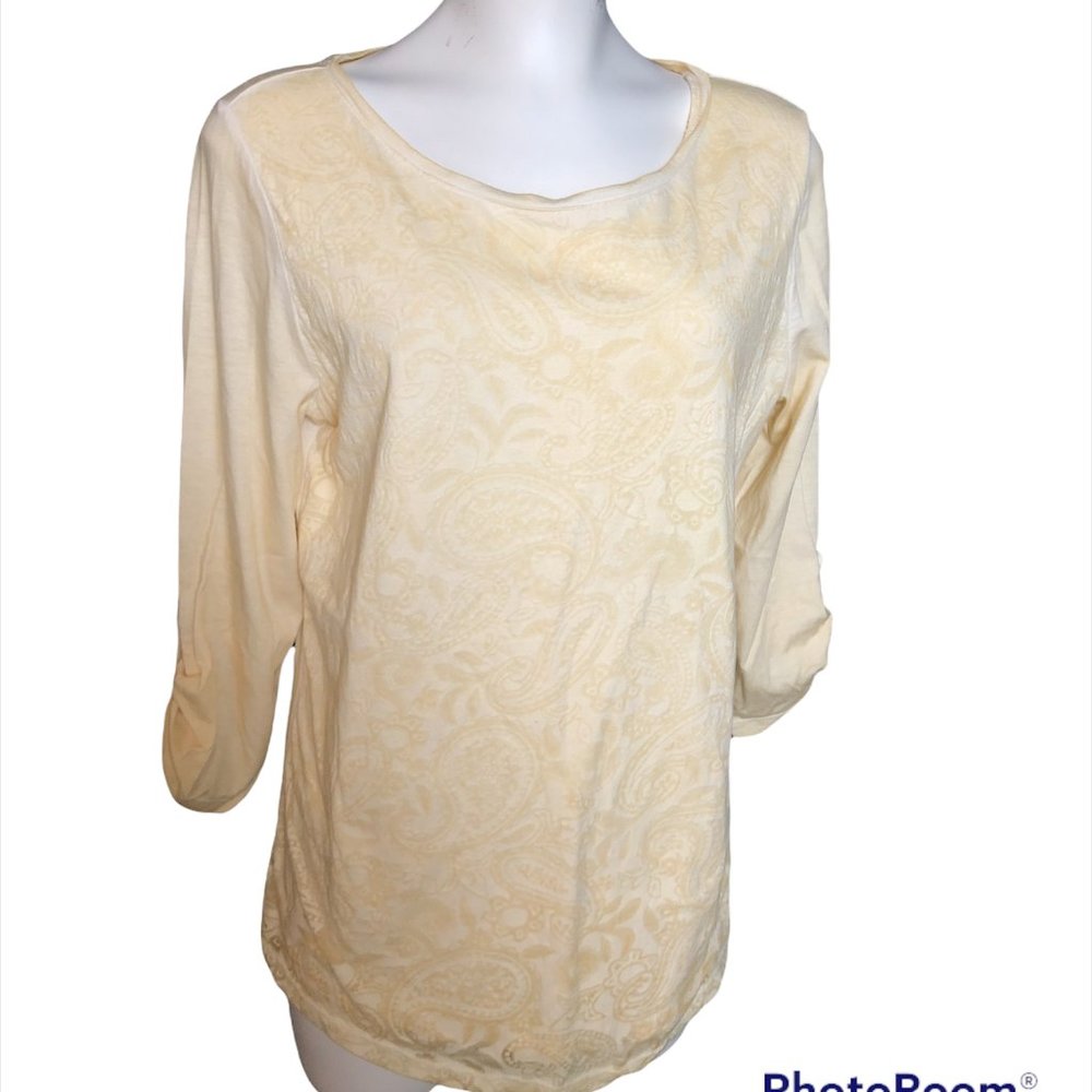 Yellow Paisley Blouse